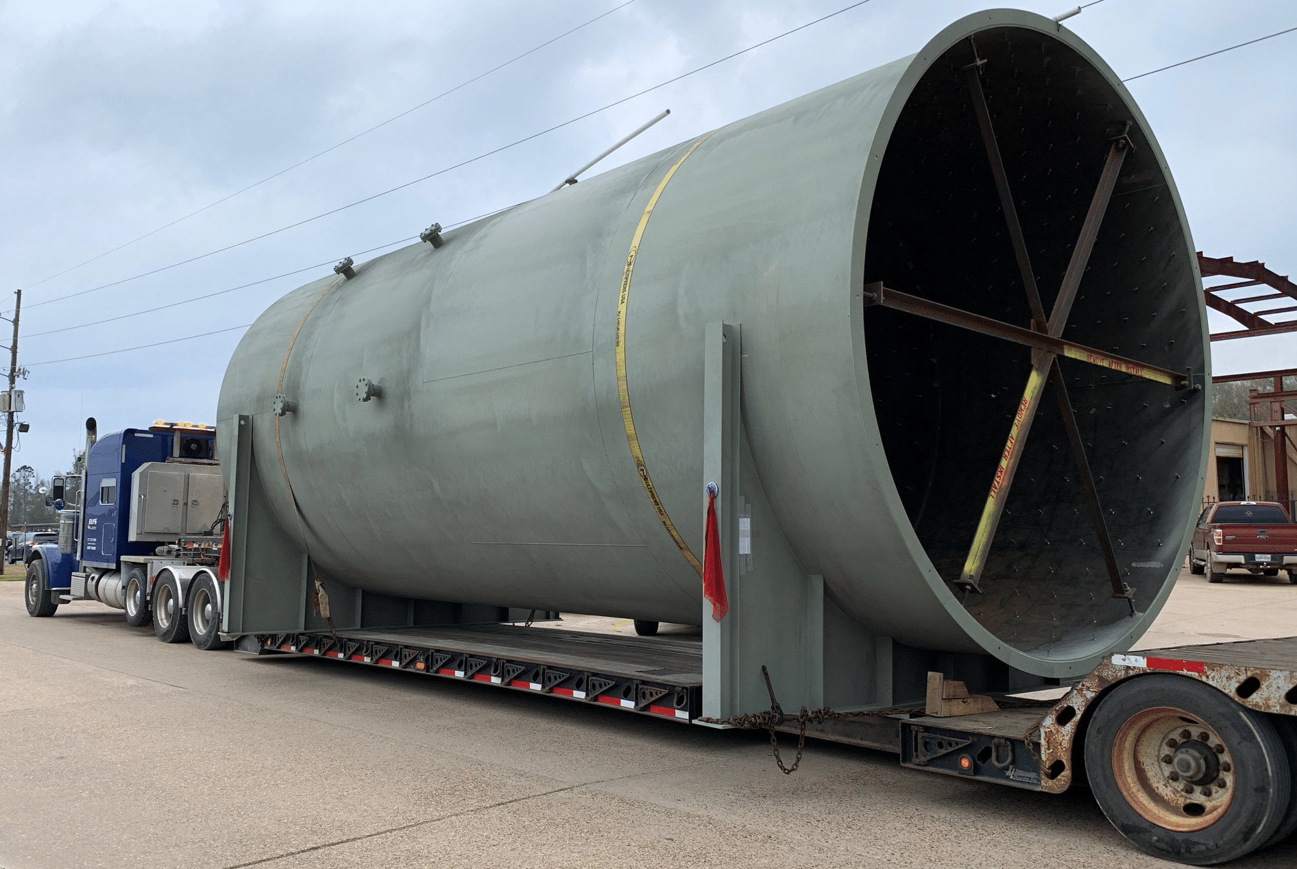 BioChar Thermal Oxidizer during transport