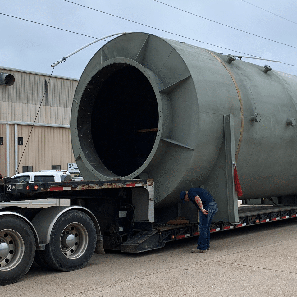 BioChar Thermal Oxidizer during transport